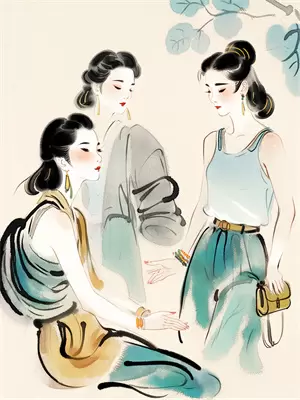 陪伴图片配图